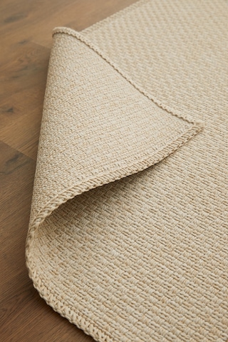 Ocean Home Textile Yıkanabilir Jüt Görünümlü Krem Renk Hasır Desenli Halı Kilim 200 X 290 Cm Krem