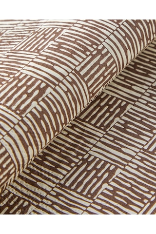 English Home Straw Line Kağıt 20'li Kağıt Peçete 33x33 Cm Kahverengi
