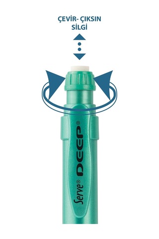 Deep Mekanik Kurşun Kalem, Metalik Yeşil, 0.7 Mm Çok Renkli