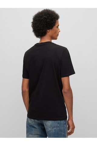 Hugo Boss Erkek T-shırt 50481923-002 50481923-002 Siyah Siyah