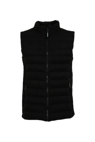 Erkek Dar Kesim Nubuk Süet Siyah Şişme Yelek Rar01239 001