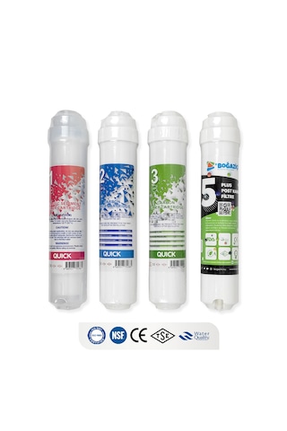 Su Arıtma Cihazı İçin Bms 4 Lü Filtre Set