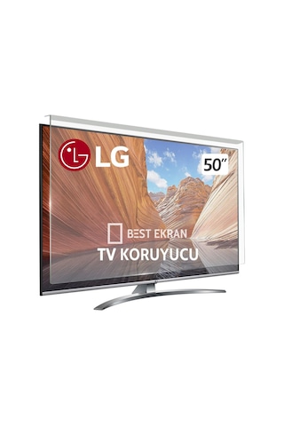 LG Uyumlu 50nano81t6a Tv Ekran Koruyucu - 50" İnç 127 Kırılmaz Koruma Paneli Camı