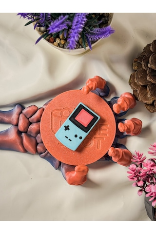 Anahtarlık Nfc Özellikli Kişiselleştirilebilir Mavi Retro Atari