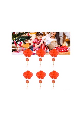 Kangvka 20 Adet Kırmızı Kağıt Feneri 15cm Çapında - Kolay Kurulum, Fesyen Dekorasyon, Yılbaşı Ve Bayramlar İçin