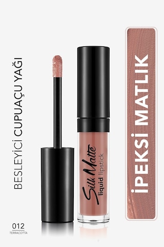 Flormar Silk Matte Kurutmayan Likit Mat Ruj 012 Terracotta