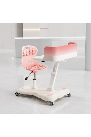 Sfyzone Plus Mobil Çalışma Masası Pembe Pembe