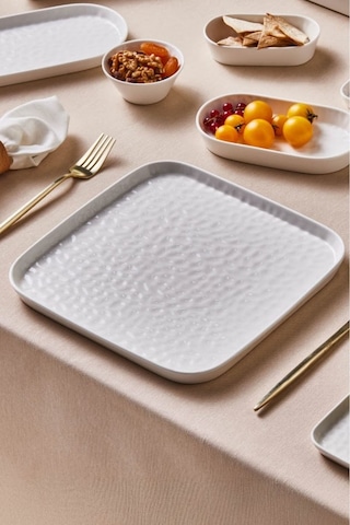 Karaca x Refika Bembeyaz Servis Tabağı 26 Cm