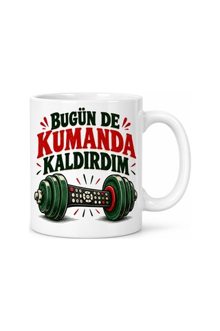 Ren.ga.renk Evde Spor Tasarımlı Porselen Kupa - Model 819 Rengaren