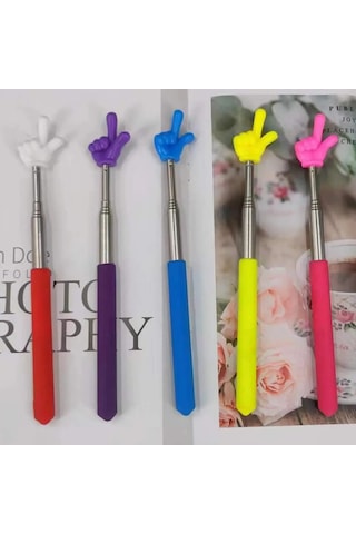 Parmak İşaretçi Sopa Geri Çekilebilir Taşınabilir Öğretmenler