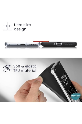 Microsonic Matte Silicone Xiaomi 17 Ultra Kılıf Siyah -