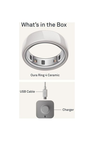 Oura Beyaz Ring 4 Akıllı Sağlık Ve Aktivite Yüzüğü Beden 14 Akıllı Yüzükler