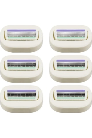 Wilkinson Sword Intuition Sensitive Care Kendinden Sabunlu Kadın Tıraş Bıçağı Kartuşu 4 Bıçaklı 6 Yedek Kartuş