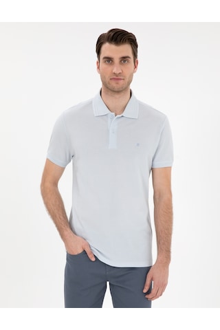 Pierre Cardin Erkek Buz Mavisi Tişört Basic 50306448-vr095 Buz Mavisi