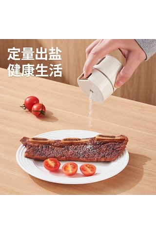 Pazly Yaratıcı Ve Pratik Duvara Monte 6'lı Set Manyetik Baharatlık Krem Krem