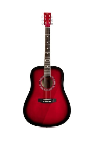 Sx Sd104rds Akustik Gitar Kırmızı