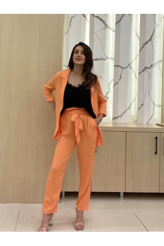 Blazer Viskon Ceket Turuncu - 36 Turuncu