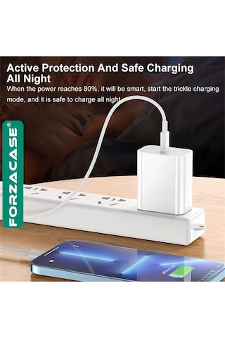 Forzacase 20w Type-c Lightning Şarj Cihazı Adaptör Kablo - Fc1028