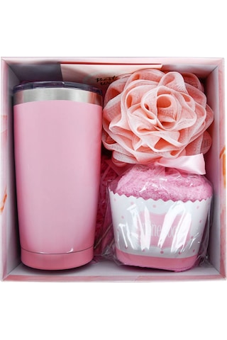 Ruicoo Termoslu Paslanmaz Çelik Kahve Kupası Seti - 20oz Hediye Paketi Kupa, Kapak, Çorap, Banyo Topu, Kart Diğer