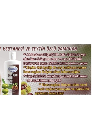Ersağ At Kestanesi ve Zeytin Özlü Şampuan 300 ML