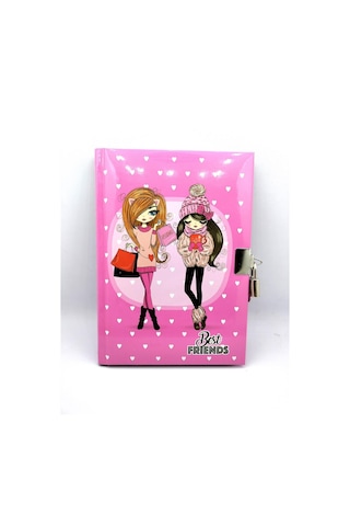 K.Color Hatıra Defteri Best Friends Kilitli 14X20 80 Yp Çizgili