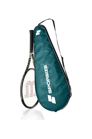 Tennis Racket Cover Tenis Raketi Kılıfı Çantası Koyu Yeşil Sadece Kılıf