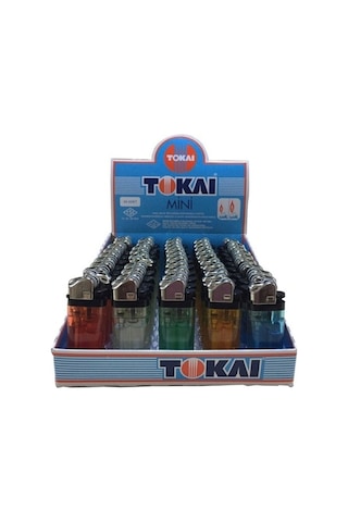 Mini / Kullan - At Tipi Çakmak 50 Adet Siyah