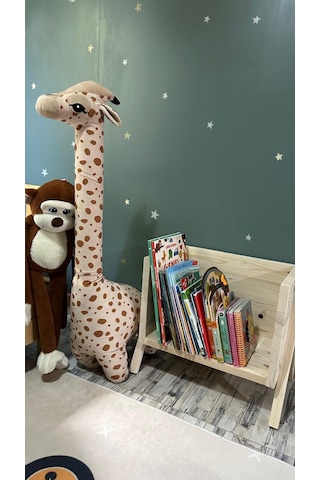 Zürau Kitaplık & Kitap Rafı Ham Ladin Ağacı Bej