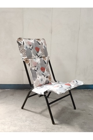 Yapa-Yavuzpaşalar Katlanan Şezlong Sandalye -- Siyah Iskeletli, Polyester Kumaş (539725926) Siyah