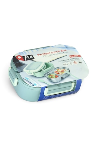 Pin Lunch Box Beslenme Kabı Çelik Diğer