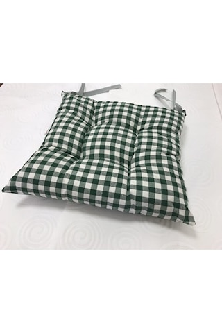 4lu Ahşap Sandalye Minderi-pofidik Bahçe Sandalye Minderi-40x40 C