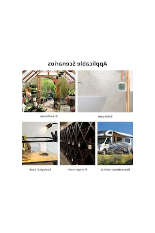 Zigbee Lcd Akıllı Sıcaklık Nem Sensörü, Su Geçirmez Ve Uygulama İzleme
