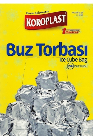 Koroplast Buz Torbası 196 Buz Küpü Koroplast Buz Torbası 196 Buz Küpü
