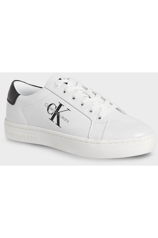 Calvin Klein Bayan Ayakkabı Yw0yw01269 Ybr Beyaz-siyah Beyaz - Siyah