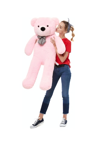 Kuki Oyuncak 120Cm Sevimli Pembe Peluş Ayı