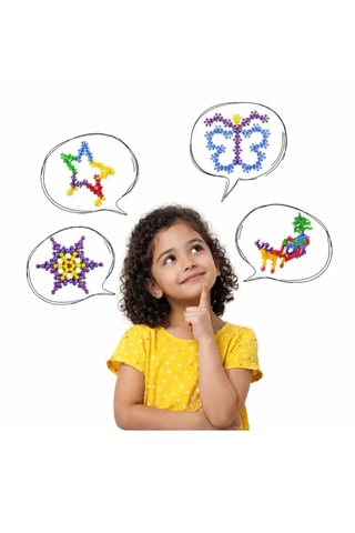 Master Molecules 120 Parça 5 Renk Eğitici Yaratıcı Molekül Stem Oyuncak Fitalar İçermez