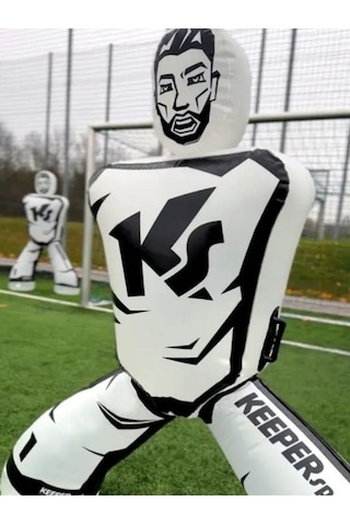 Keepersport Keeperdummy Pro Şişirilebilir Kaleci Antrenman Ekipmanı Siyah Çok Renkli
