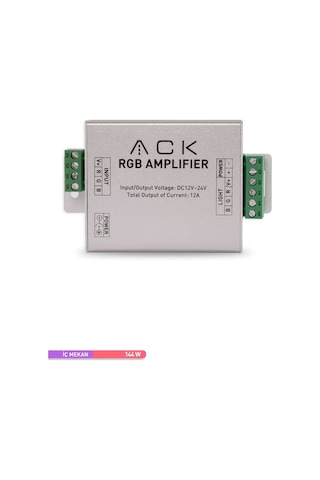 ACK RGB Sinyal Güçlendirici 12V 144W