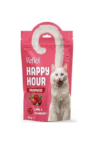 Reflex Happy Hour Sakinleşmeyi Kedi Ödül Maması 60 Gram