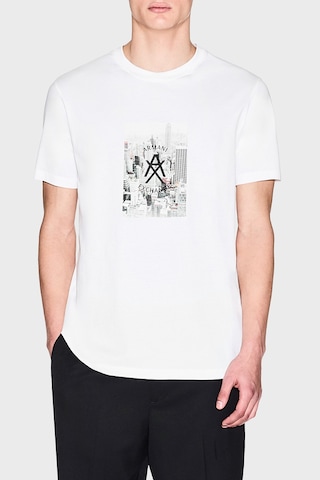 Armani Exchange Erkek T Shirt Xm002214 Af10356 U0009 Beyaz
