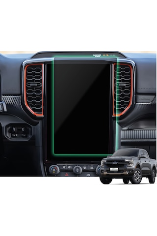 Ford Ranger Wildtrak / Wildtrak x (2023-2026) Uyumlu 12" Multimedya 9h Nano Ekran Koruyucu