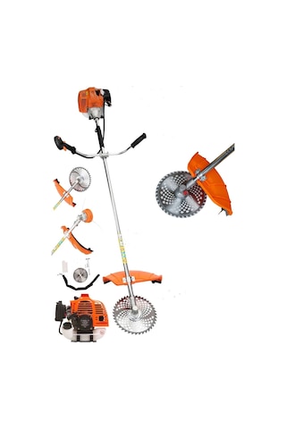 Kraft Hart Yan Tipi Benzinli Motorlu Ot Çalı Tırpanı Çim Biçme