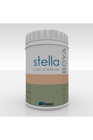 Bianca Stella Su Bazlı Saf Akrilik Boya 0,50 Lt. Beyaz
