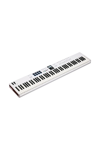 Keylab Essential 88 Mk3: Beyaz 88-tuş Yarı-ağır Tuşe Keyboard/ Mıdı Ve Modular Kontrolcü, Soft Synth