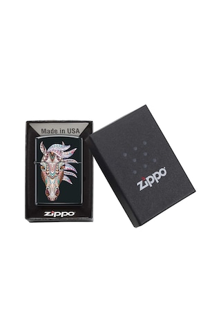 Zippo Patterned Horse Çakmak Çok Renkli