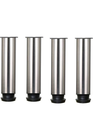 Mufunye Ayarlanabilir Ayak 200mm Yükseklik Kalınlaştırmak Dolap Ayakları Masa Ayakları Mobilya Ayakları, Fırçalanmış Paslanmaz Çelik, Ayarlanabilir Yükseklik 0-15mm Paslanmaz Çelik Vidalarla Birlikte Gelir