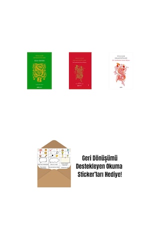 Kuru Gürültü Ciltli + Fırtına + Bir Yazdönümü Gecesi Rüyası + Okuma Sticker'ları