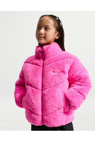 Nike Nıke Quılted Faux Fur Jkt Kız Çocuk Mont 36n974 Afn