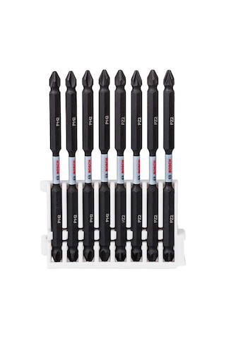 Bosch Impact Ctrl Çift Taraf 8'li PH2/PZ2 110mm Vidalama Ucu Paketi - 2608522348