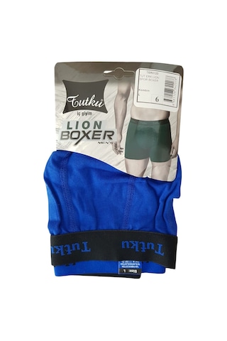 Tutku Erkek Lıon Spor Boxer 6'lı 0123 Kombin Kombin